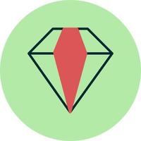 icono de vector de diamante