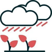 Raining Vector Icon