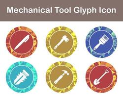 Mechanical Tool Vector Icon Set