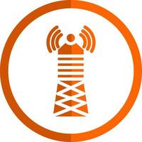 Broadcast Tower Vector Icon Design