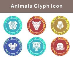 animales vector icono conjunto