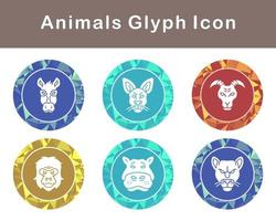 animales vector icono conjunto