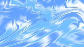 Neon cyan abstract background with liquify flow. Glossy liquid acrylic paint texture. Abstract blue wave fluid texture background. Marble textured abstract royal background. photo