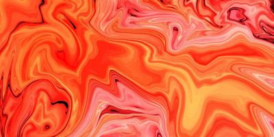 Pink, red satin liquid background. Digital art abstract pattern. Abstract liquid metal close-up design. Smooth elegant black satin texture. Luxurious marble background design. photo