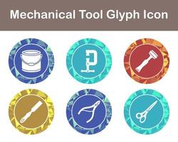 Mechanical Tool Vector Icon Set