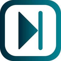 Skip Vector Icon Design