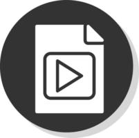 File Video Vector Icon Design