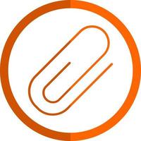 Paperclip Vector Icon Design