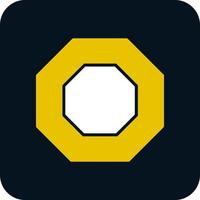 Octagon Vector Icon Design