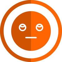 Meh Rolling Eyes Vector Icon Design