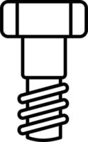 Screw Bolt Icon vector