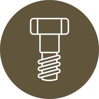 Screw Bolt Icon vector