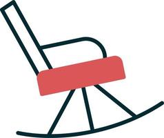icono de vector de sillas