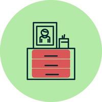 Chestofdrawers Vector Icon