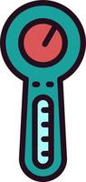 Electronic thermometer Vector Icon