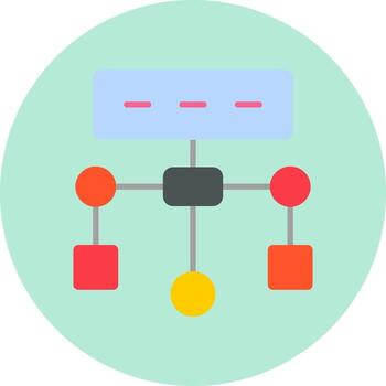 icono de vector de algoritmo