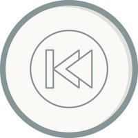 Previous track Vector Icon