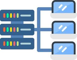 Local Area Network Server Icon vector