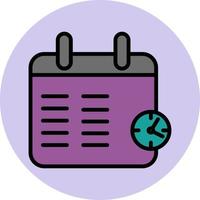 icono de vector de calendario