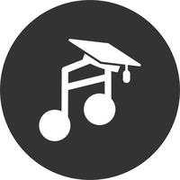 icono de vector de educación musical