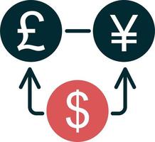 Money exchange Icon vector