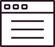 Web Page Icon vector