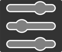Adjust buttons icon vector