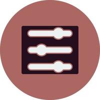 Adjust buttons icon vector