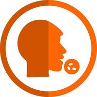 Head Side Virus Vector Icon Design