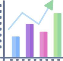 Bar chart Vector Icon