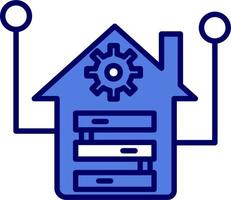 Data Warehouse Vector Icon