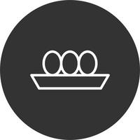 Egg Tray icon vector