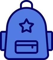 School Backpack Vector Icon