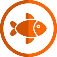 diseño de icono de vector de pescado