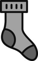 Winter Sock Vector Icon