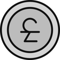 icono de vector de moneda de euro