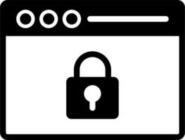 Web Encryption Vector Icon