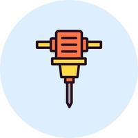 Drill Hole Machine Vector Icon