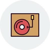 icono de vector de tocadiscos