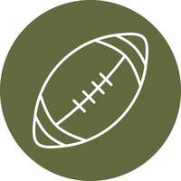 Rugby Vector Icon