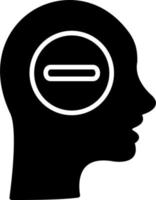 Negative thinking Vector Icon