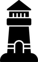 icono de vector de faro