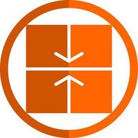 Compress Alt Vector Icon Design