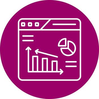 Web Analytics Vector Icon