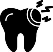Broken Tooth Vector Icon