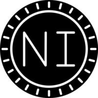 Nicaragua marcar código vector icono