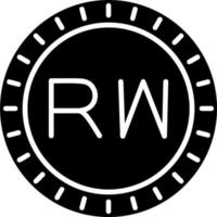 Rwanda Dial code Vector Icon