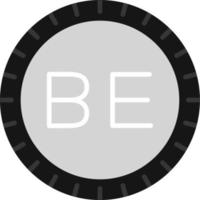 Belgium Dial code Vector Icon
