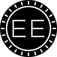 Estonia Dial code Vector Icon