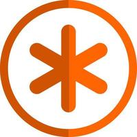 Asterisk Vector Icon Design